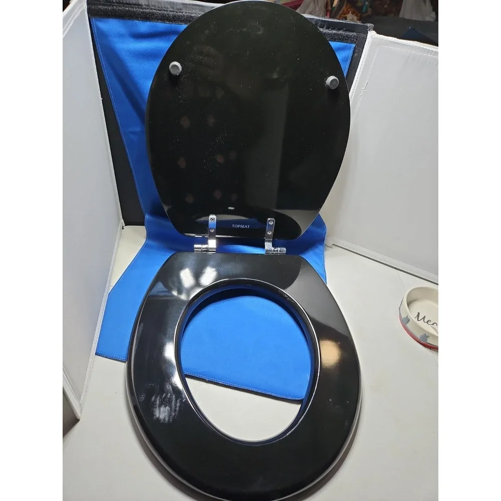 3D Holographic Deer Camo Toilet Seat Woodland Hunting Hunter Camp New Vintage